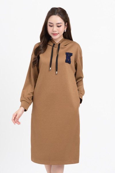 Đầm thun Hoodie