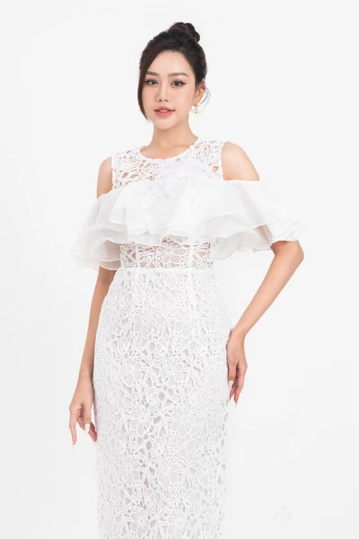 Ellie Dress - Đầm ren Serona