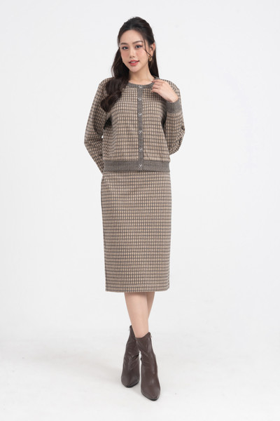 Argyle Set - Set áo len họa tiết