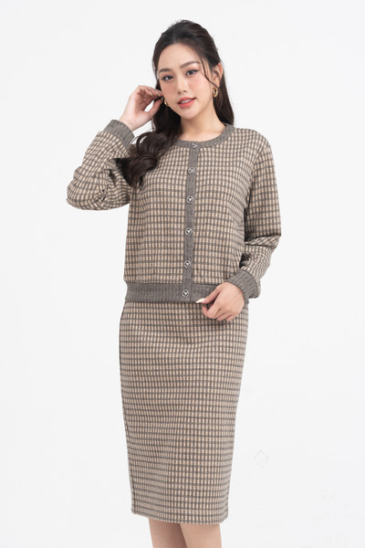 Argyle Set - Set áo len họa tiết
