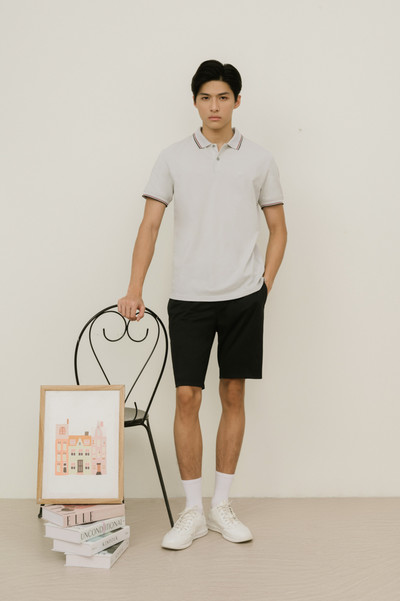 Áo Polo Supima cổ kẻ Devlin