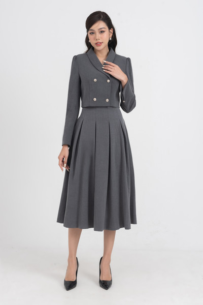 Áo blazer Tuysi dáng ngắn