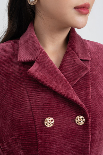 Velvet vest - Áo vest 2 hàng khuy