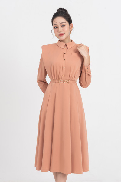 Ladonna Dress - Đầm xòe vai kiểu