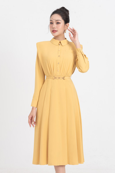 Ladonna Dress - Đầm xòe vai kiểu