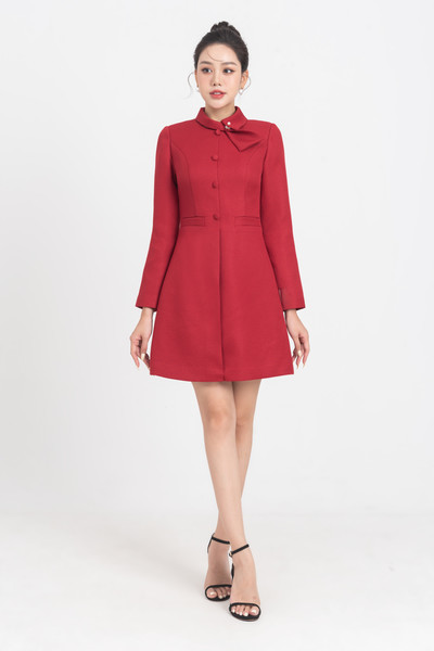 Gladys Dress - Đầm xòe Tweed