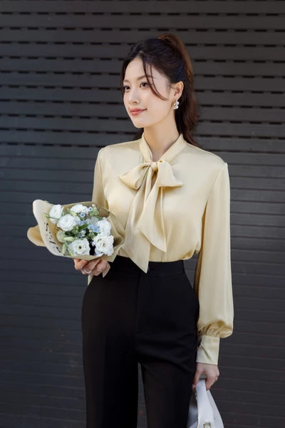 Quần vải Tuysi ống loe