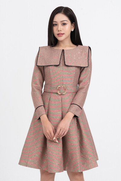 Glamour tweed dress