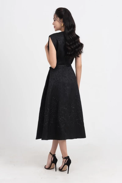 Ellen Dress - Đầm dạ hội khắc hoa