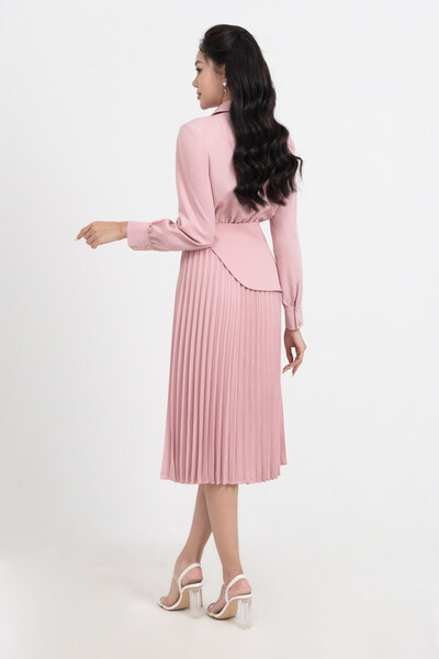 Shirt Dress - Đầm cổ đức