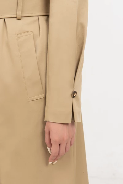 Trench coat Beige - Áo măng to 3 khuy