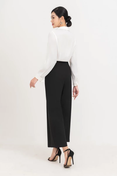 Áo sơ mi lụa Basic