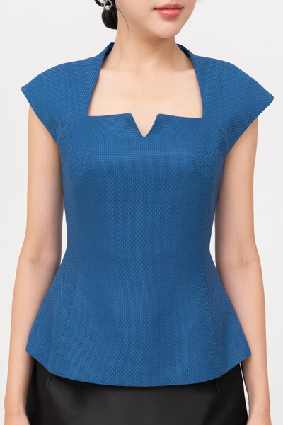 Áo Twill cổ kiểu