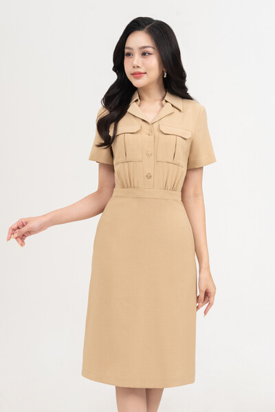 Váy Buộc Dây Chéo Cổ Khóa Lưng, Đầm Nữ Chữ A Hàn Quốc | Lazada.vn