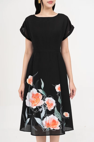 Azalea Dress - Đầm dệt hoa nghệ thuật