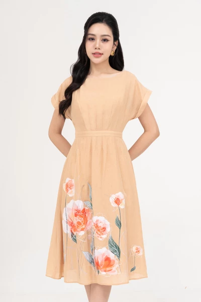 Azalea Dress - Đầm dệt hoa nghệ thuật