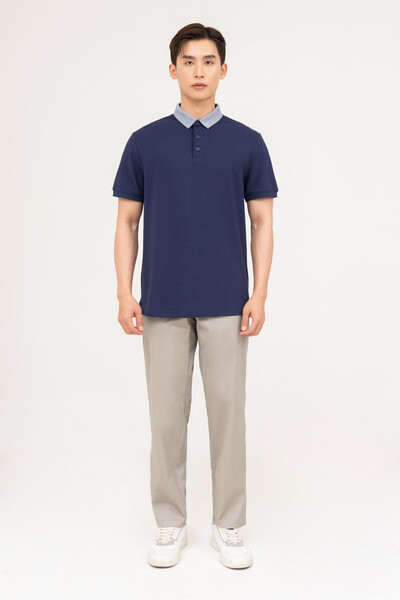 Áo Polo Regular mix màu cổ