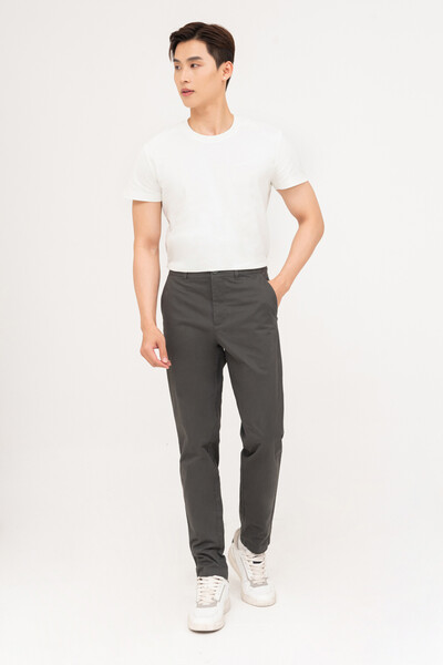 Stile Trousers - Quần Slim Khaki