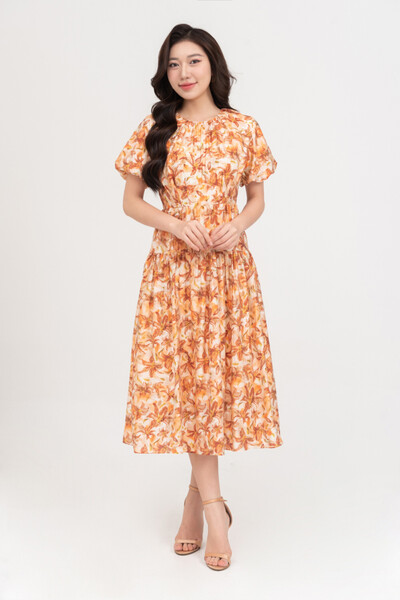 Reese Dress - Đầm hoa xòe 2 lớp