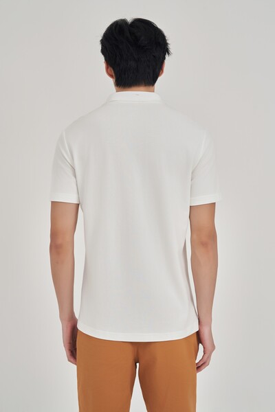 Áo Polo Modal Slim fit cổ kiểu