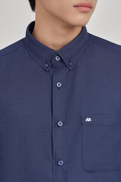 Áo sơ mi Regular Raw cloth tay ngắn