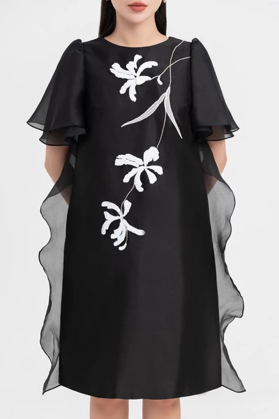 Crystal Dress - Đầm Tapta kim sa cánh tiên