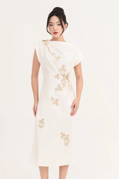 Posy Dress - Đầm dạ hội Tapta cổ cách điệu