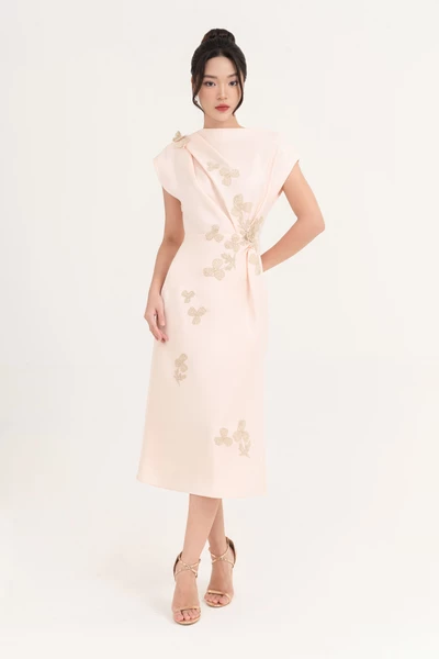 Posy Dress - Đầm dạ hội Tapta cổ cách điệu