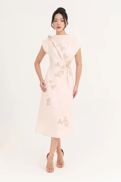 Posy Dress - Đầm dạ hội Tapta cổ cách điệu