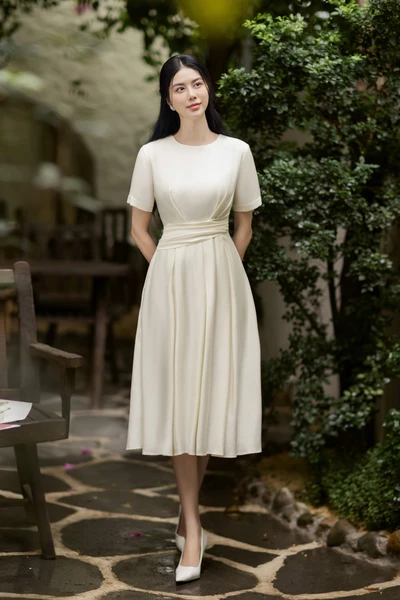 Sophia Dress - Đầm xòe pastel