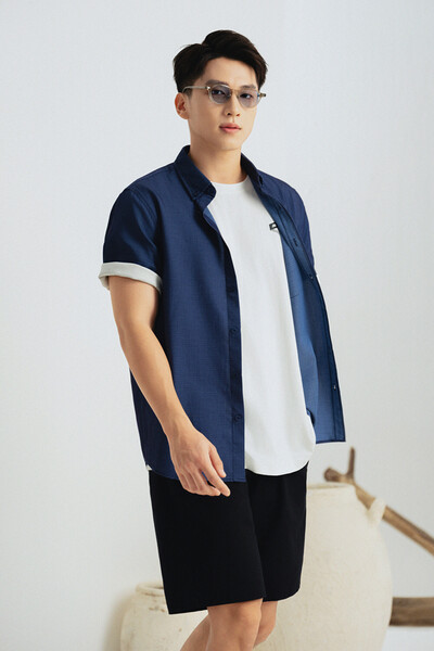Quần short Regular cotton ngang gối