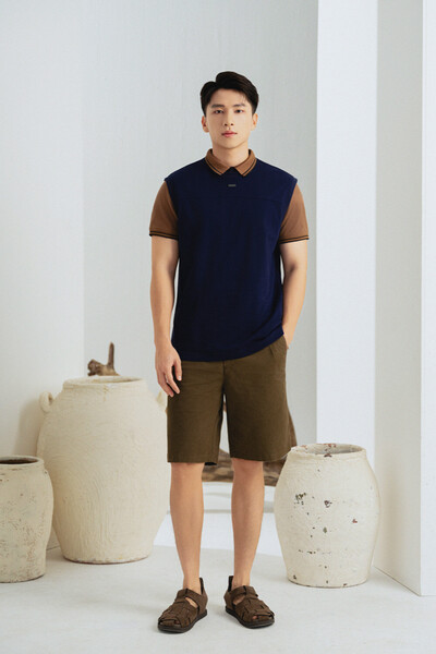 Quần shorts Khaki Point Man MS 20D4331