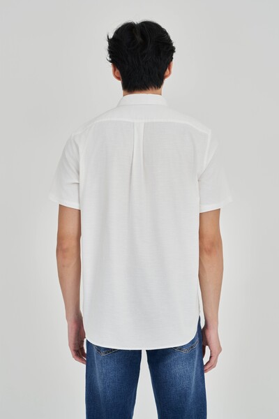 Áo sơ mi Regular Cotton túi ngực