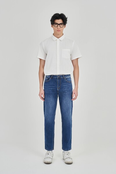 Áo sơ mi Regular Cotton túi ngực
