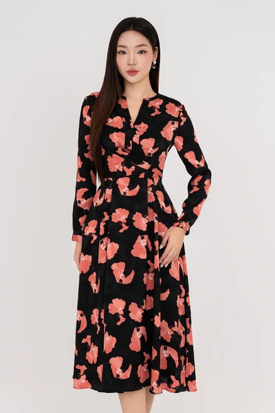 Đầm xòe Rosa Charm