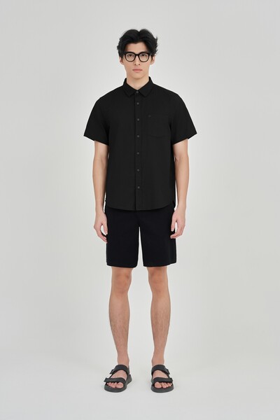 Áo sơ mi Regular Cotton túi ngực