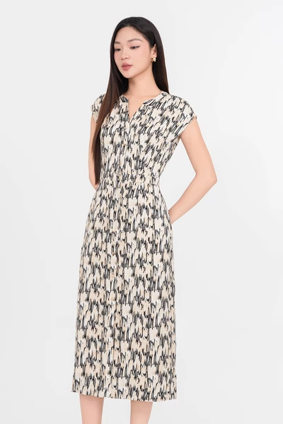 Fresh Fit Midi - Đầm chữ A cách điệu