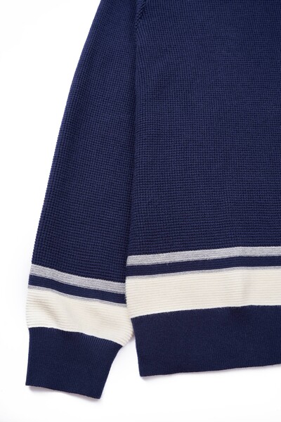 Crest jumper - Áo len phối màu Regular fit
