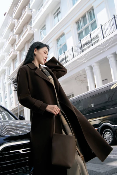 Wool Trench Coat - Áo măng tô dạ lông cừu khâu tay