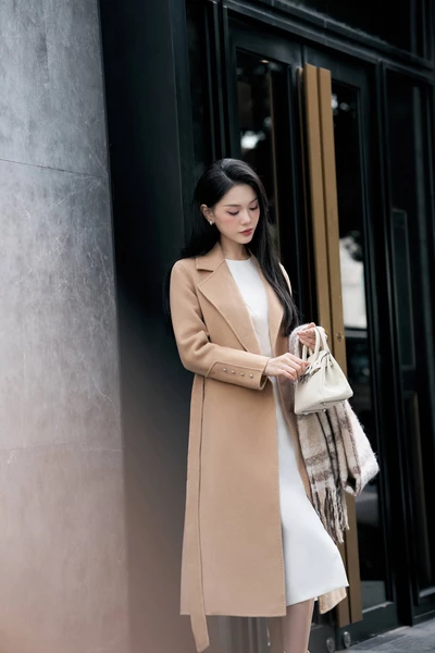 Camel coat - dạ lông cừu (handmade)