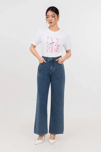 Quần jeans ống suông Tmore