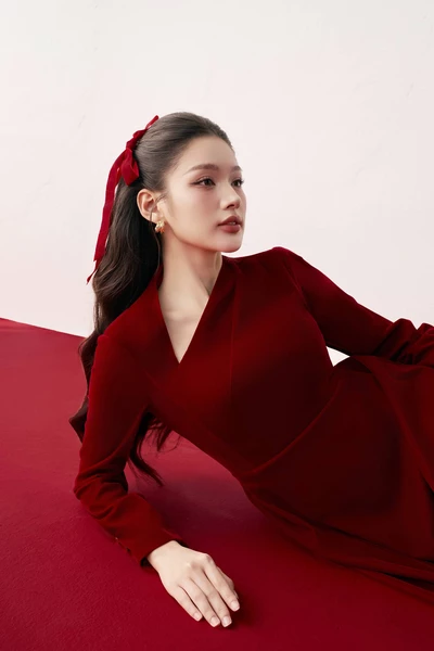 Đầm nhung Velvet Ruby