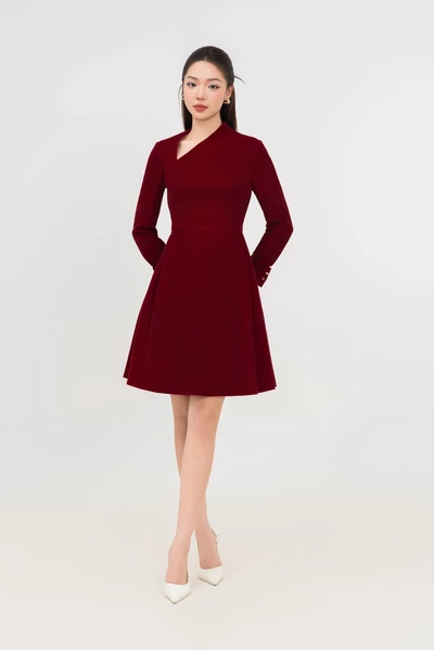 Đầm nhung Velvet Ruby