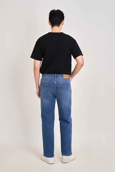 Quần Jeans xanh mài Regular fit