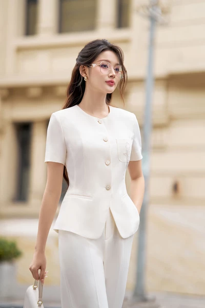 White Poise Tuytsi - Áo kiểu công sở