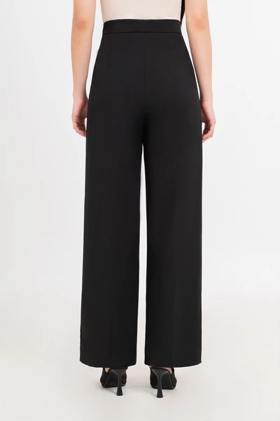 Black Poise Pants - Quần Tây ống suông