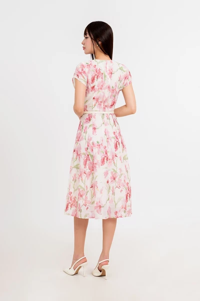 Midsummer Glow Dress - Đầm lụa tay hến