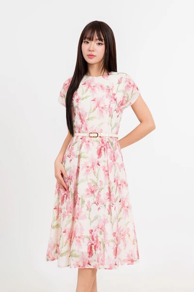 Midsummer Glow Dress - Đầm lụa tay hến
