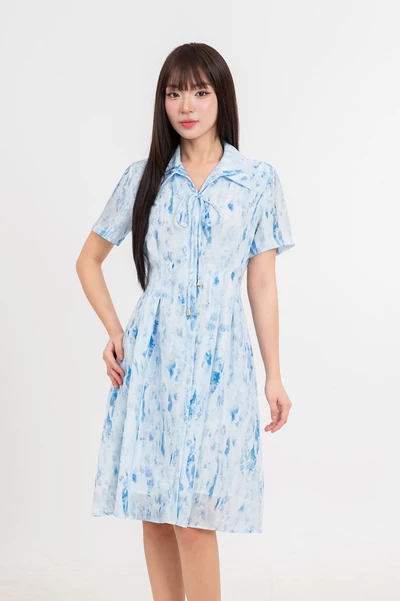 Ocean Breeze Dress - Đầm lụa xòe