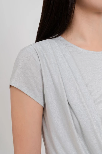 Simple Pleat Tee - Áo thun xếp ly